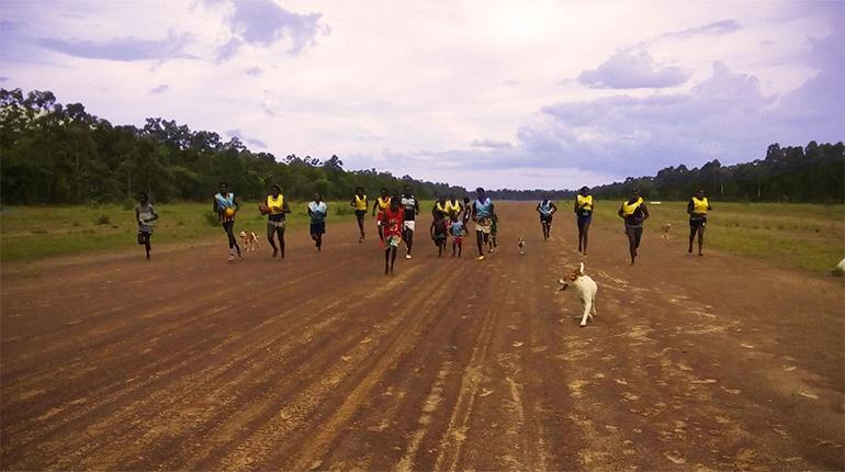 GanGan training on the airstrip